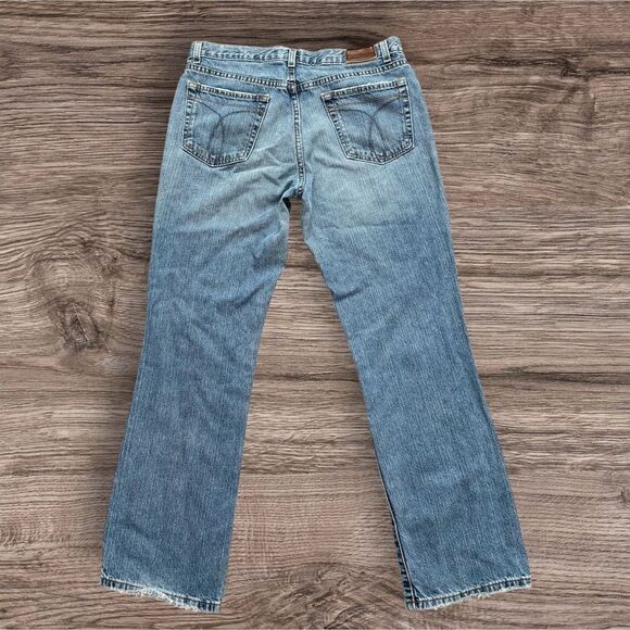 Calvin Klein Bootcut Light Blue Denim Jeans Size 10 - Picture 2 of 7
